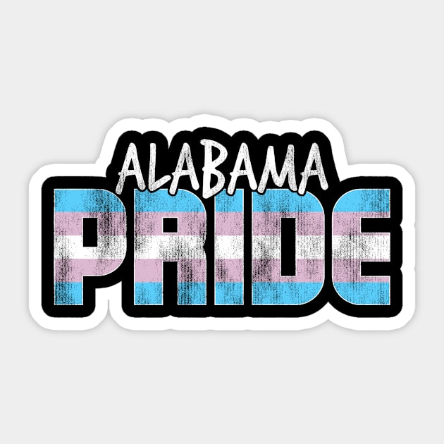 Alabama Pride Transgender Flag Sticker by wheedesign